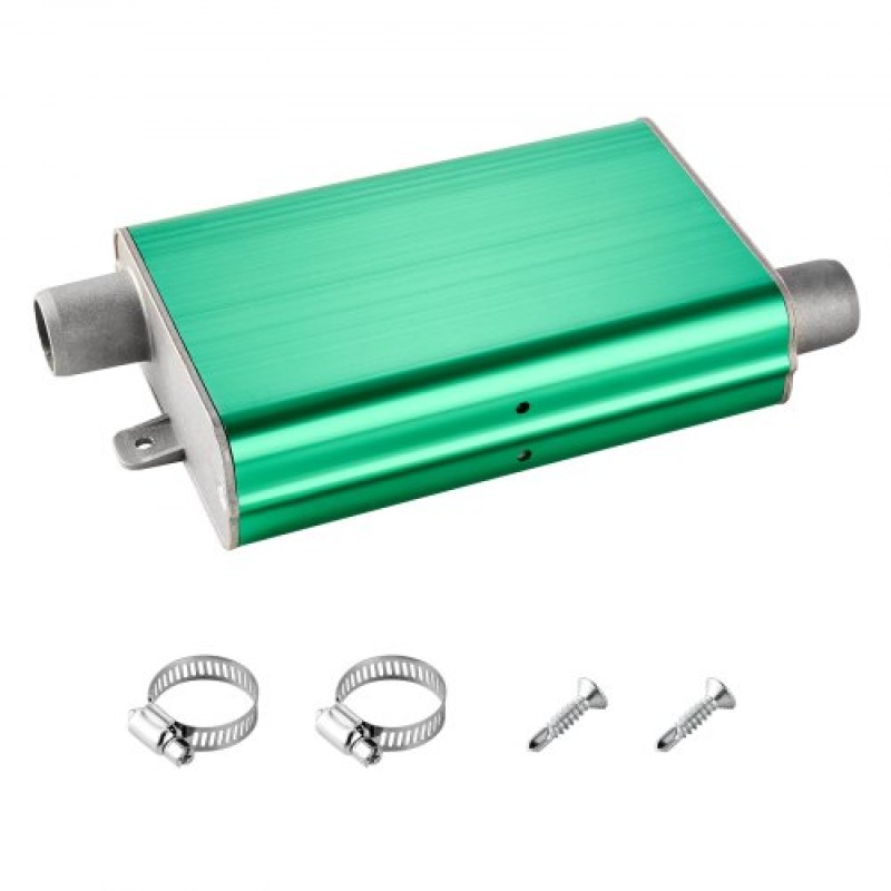 VEVOR Diesel Heater Muffler, 24mm Diesel Heater Mufflers, Parking Heaters Mufflers Fit with 2 Clamps and Vis, Upgraded All All Aluminium Sufflers Sufflers Silences for Diesels 2KW 5KW 8KW