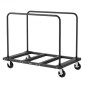 VEVOR Drywall Cart Dolly, χωρητικότητα 816 kg, καρότσι φορτηγού από ατσάλινο πάνελ με περιστρεφόμενους τροχούς 12,5 mm, κούκλα γυψοσανίδας ξυλείας με ιμάντα δεσίματος & 2 πλαϊνές κουπαστές για εργοστάσιο, αποθήκη, γκαράζ, μαύρο