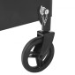 VEVOR 75,71 L Rolling Ice Chest Cart, με τηλεσκοπική λαβή 2 σταδίων και 2 περιστρεφόμενους τροχούς, φορητό τραπεζάκι Beach Patio Party Bar Cold Drink Beverage, Outdoor Park Cart on Wheels, Μαύρο