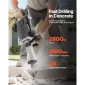VEVOR Demolition Jack Hammer, 2800 W Ισχυρό Ηλεκτρικό Jackhammer, 1200 BPM Θραύση σκυροδέματος με αιχμηρή σμίλη, επίπεδη σμίλη, θήκη μεταφοράς, γάντια, για σκυρόδεμα, τοίχο, τούβλο, πλακάκι και θεμέλιο