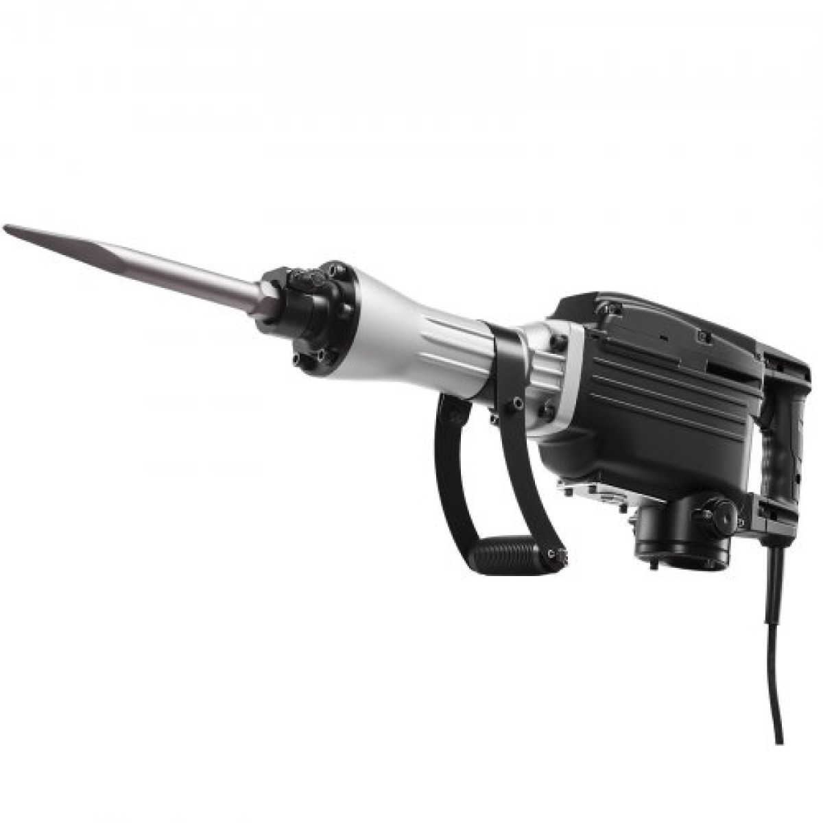 VEVOR Demolition Jack Hammer, 2800 W Ισχυρό Ηλεκτρικό Jackhammer, 1200 BPM Θραύση σκυροδέματος με αιχμηρή σμίλη, επίπεδη σμίλη, θήκη μεταφοράς, γάντια, για σκυρόδεμα, τοίχο, τούβλο, πλακάκι και θεμέλιο