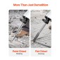 VEVOR Demolition Jack Hammer, 2800 W Ισχυρό Ηλεκτρικό Jackhammer, 1200 BPM Θραύση σκυροδέματος με αιχμηρή σμίλη, επίπεδη σμίλη, θήκη μεταφοράς, γάντια, για σκυρόδεμα, τοίχο, τούβλο, πλακάκι και θεμέλιο