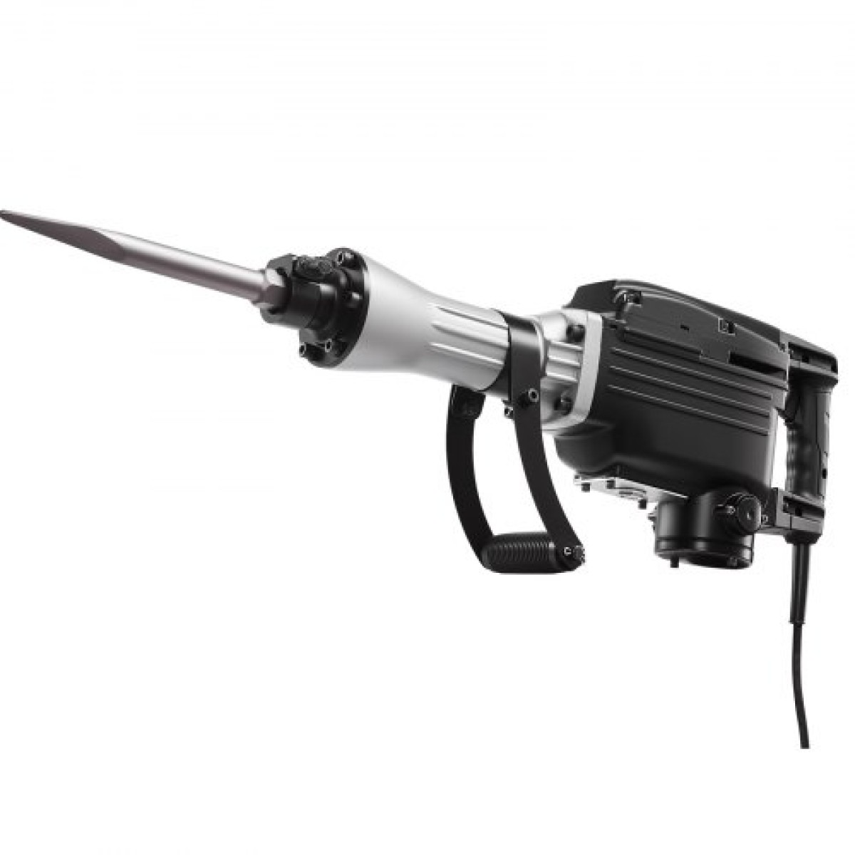 VEVOR Demolition Jack Hammer, 2800 W Ισχυρό Ηλεκτρικό Jackhammer, 1200 BPM Θραύση σκυροδέματος με αιχμηρή σμίλη, επίπεδη σμίλη, θήκη μεταφοράς, γάντια, για σκυρόδεμα, τοίχο, τούβλο, πλακάκι και θεμέλιο
