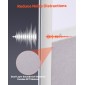 VEVOR Office Divider Privacy Partitions, 2-pack, 1,83m x 1,22m Room Divider Walls, PET Workstation Cubicle partition with frosted acrylic windows, Freestanding Privacy Panel for Office Library