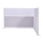 VEVOR Office Divider Privacy Partitions, 2-pack, 1,83m x 1,22m Room Divider Walls, PET Workstation Cubicle partition with frosted acrylic windows, Freestanding Privacy Panel for Office Library