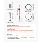 VEVOR 8V Glow Plug Repair Kit, Parking Diesel Heater Glow Ignition Plug Kit with Atomization Mesh, Συμβατό με μοντέλα 2KW 5KW 8KW Diesel Heater Heaters, Diesel Heaters Accessories for Car Truck Boat