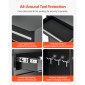 VEVOR Rolling Tool Chance, 2-in-1 Design, 5 συρτάρια οργάνωσης ντουλαπιών εργαλείων με αποσπώμενη επάνω μεταλλική εργαλειοθήκη, κλειδαριά, προστατευτική επένδυση και ράφι εργαλείων, ντουλάπι αποθήκευσης γκαράζ για αποθήκη, εργαστήριο