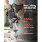 VEVOR Demolition Jack Hammer, 2800 W Ισχυρό Ηλεκτρικό Jackhammer, 1200 BPM Θραύση σκυροδέματος με 3 σμίλες, ένα πήλινο φτυάρι, θήκη μεταφοράς, γάντια, για σκυρόδεμα, τοίχο, τούβλο, πλακάκι και θεμέλιο