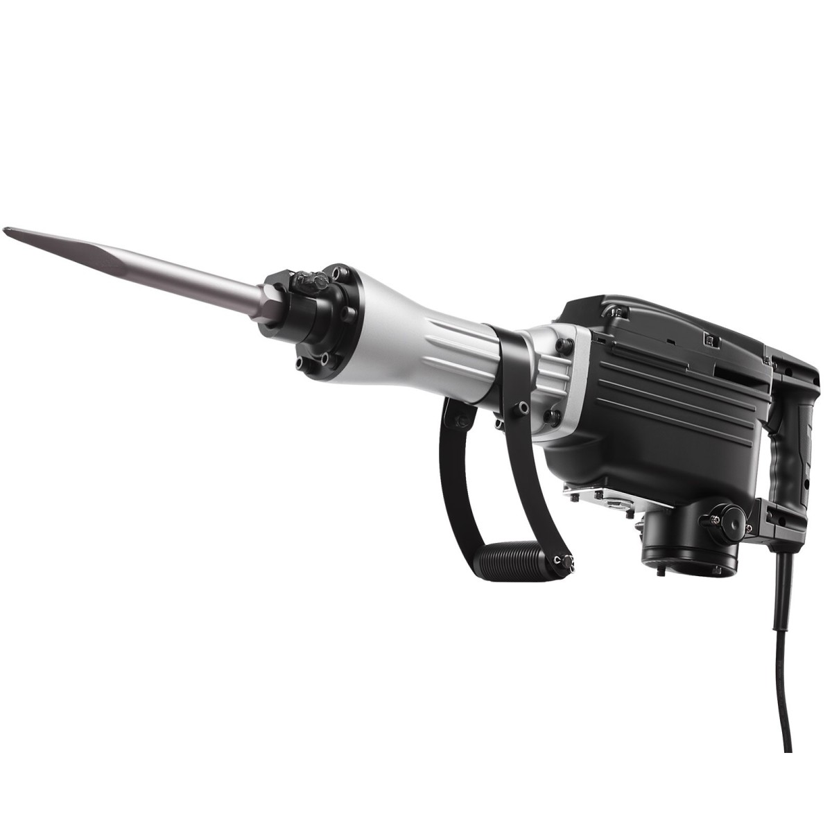 VEVOR Demolition Jack Hammer, 2800 W Ισχυρό Ηλεκτρικό Jackhammer, 1200 BPM Θραύση σκυροδέματος με 3 σμίλες, ένα πήλινο φτυάρι, θήκη μεταφοράς, γάντια, για σκυρόδεμα, τοίχο, τούβλο, πλακάκι και θεμέλιο