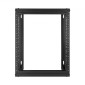 Βάση διακομιστή VEVOR 12U Wall Mount, 68,04 kg Μέγιστη χωρητικότητα φορτίου, Open Frame Network Rack με 180 Degrees Gate Swing Door, Carbon Steel, Ιδανικό για Εξοπλισμό Δικτύου Πληροφορικής & Συσκευές AV Διακομιστής υπολογιστή, Μαύρο