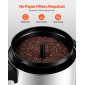 VEVOR Commercial Coffee Urn, 42 Cup 6,3L Dispenser ζεστού ροφήματος με βρύση χωρίς σταγόνες, καφετιέρα ταχείας παρασκευής 1190W, Αυτόματος έλεγχος θερμοκρασίας, για κέτερινγκ, πάρτι, εκκλησία & εστιατόριο