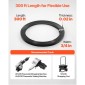Πηνίο VEVOR Steel Strapping, 19 mm x 0,55 mm x 91 m, Μεταλλικό ρολό ταινίας που αντέχει σε σκληρό περιβάλλον, 775,6 kg Αντοχή σε θραύση, Πηνίο ιμάντα παλέτας βαρέως τύπου για συσκευασία παλετών