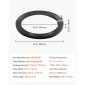 Πηνίο VEVOR Steel Strapping, 19 mm x 0,55 mm x 91 m, Μεταλλικό ρολό ταινίας που αντέχει σε σκληρό περιβάλλον, 775,6 kg Αντοχή σε θραύση, Πηνίο ιμάντα παλέτας βαρέως τύπου για συσκευασία παλετών