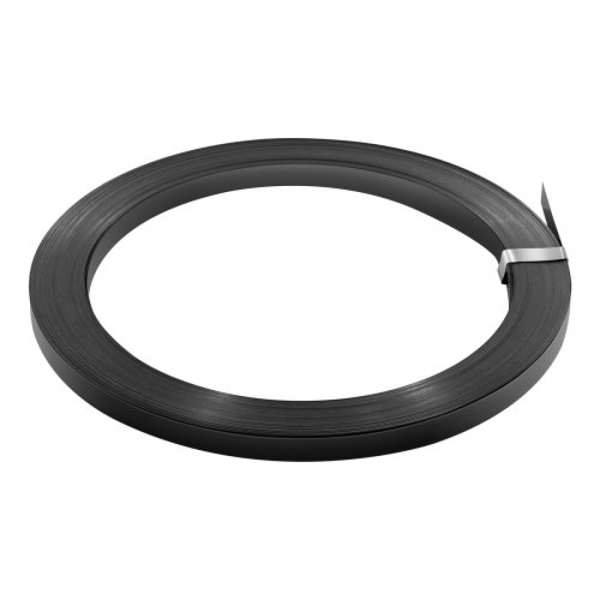 Πηνίο VEVOR Steel Strapping, 19 mm x 0,55 mm x 91 m, Μεταλλικό ρολό ταινίας που αντέχει σε σκληρό περιβάλλον, 775,6 kg Αντοχή σε θραύση, Πηνίο ιμάντα παλέτας βαρέως τύπου για συσκευασία παλετών