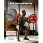 Barbell Bar VEVOR 6FT, ταιριάζει σε πλάκες βάρους 2 ιντσών, επιχρωμιωμένη μπάρα μπάρα με γρατσουνισμένη λαβή για προπόνηση δύναμης, Άρση βαρών, Squat, Deadlift, πρέσα πάγκου, μπούκλα, πρέσα οροφής, χωρητικότητα 500 λίβρες