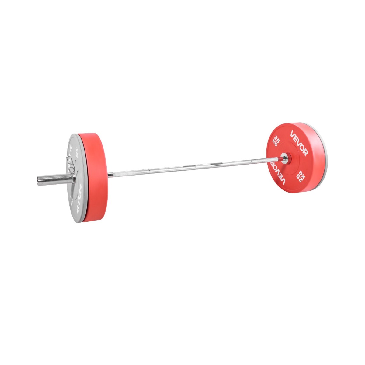 Barbell Bar VEVOR 6FT, ταιριάζει σε πλάκες βάρους 2 ιντσών, επιχρωμιωμένη μπάρα μπάρα με γρατσουνισμένη λαβή για προπόνηση δύναμης, Άρση βαρών, Squat, Deadlift, πρέσα πάγκου, μπούκλα, πρέσα οροφής, χωρητικότητα 500 λίβρες