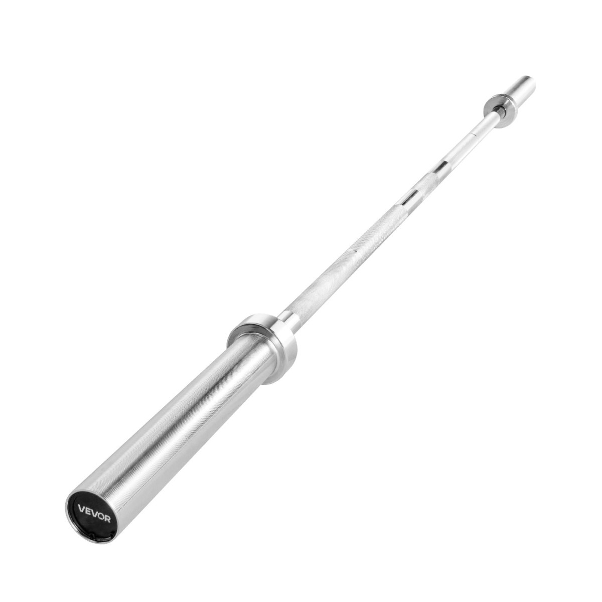 Barbell Bar VEVOR 6FT, ταιριάζει σε πλάκες βάρους 2 ιντσών, επιχρωμιωμένη μπάρα μπάρα με γρατσουνισμένη λαβή για προπόνηση δύναμης, Άρση βαρών, Squat, Deadlift, πρέσα πάγκου, μπούκλα, πρέσα οροφής, χωρητικότητα 500 λίβρες