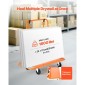 VEVOR Drywall Cart Dolly, χωρητικότητα φορτίου 816 kg, Dolly από ατσάλινο πάνελ με 4 περιστρεφόμενους τροχούς, ανθεκτικό και μακράς διαρκείας, καρότσι φορτηγού πάνελ με ιμάντα πρόσδεσης για κόντρα πλακέ, γυψοσανίδες, γυαλί, πορτοκαλί