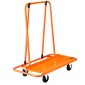 VEVOR Drywall Cart Dolly, χωρητικότητα φορτίου 816 kg, Dolly από ατσάλινο πάνελ με 4 περιστρεφόμενους τροχούς, ανθεκτικό και μακράς διαρκείας, καρότσι φορτηγού πάνελ με ιμάντα πρόσδεσης για κόντρα πλακέ, γυψοσανίδες, γυαλί, πορτοκαλί