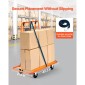 VEVOR Drywall Cart Dolly, χωρητικότητα φορτίου 816 kg, Dolly από ατσάλινο πάνελ με 4 περιστρεφόμενους τροχούς, ανθεκτικό και μακράς διαρκείας, καρότσι φορτηγού πάνελ με ιμάντα πρόσδεσης για κόντρα πλακέ, γυψοσανίδες, γυαλί, πορτοκαλί