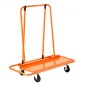 VEVOR Drywall Cart Dolly, χωρητικότητα φορτίου 816 kg, Dolly από ατσάλινο πάνελ με 4 περιστρεφόμενους τροχούς, ανθεκτικό και μακράς διαρκείας, καρότσι φορτηγού πάνελ με ιμάντα πρόσδεσης για κόντρα πλακέ, γυψοσανίδες, γυαλί, πορτοκαλί