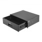 Συρτάρι VEVOR 3U Rack Mount, 22,68 kg Max Load-Bearing, Lockable Server Cabinet Case, συρόμενο συρτάρι με κλείδωμα και οπές διαχείρισης καλωδίων, για εξοπλισμό δικτύου διακομιστή AV Rack ή περίβλημα ντουλαπιού