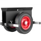 VEVOR Panel Dolly, χωρητικότητα φόρτωσης 453,6 kg, Μετακίνηση γυψοσανίδας με ελαστικούς τροχούς 25 cm για διαφορετικά εδάφη, ρυθμιζόμενο καρότσι πάνελ σφιγκτήρα για χαλύβδινα πάνελ, στρώμα, πόρτες και φύλλο γυψοσανίδας, μαύρο