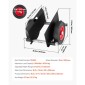 VEVOR Panel Dolly, χωρητικότητα φόρτωσης 453,6 kg, Μετακίνηση γυψοσανίδας με ελαστικούς τροχούς 25 cm για διαφορετικά εδάφη, ρυθμιζόμενο καρότσι πάνελ σφιγκτήρα για χαλύβδινα πάνελ, στρώμα, πόρτες και φύλλο γυψοσανίδας, μαύρο