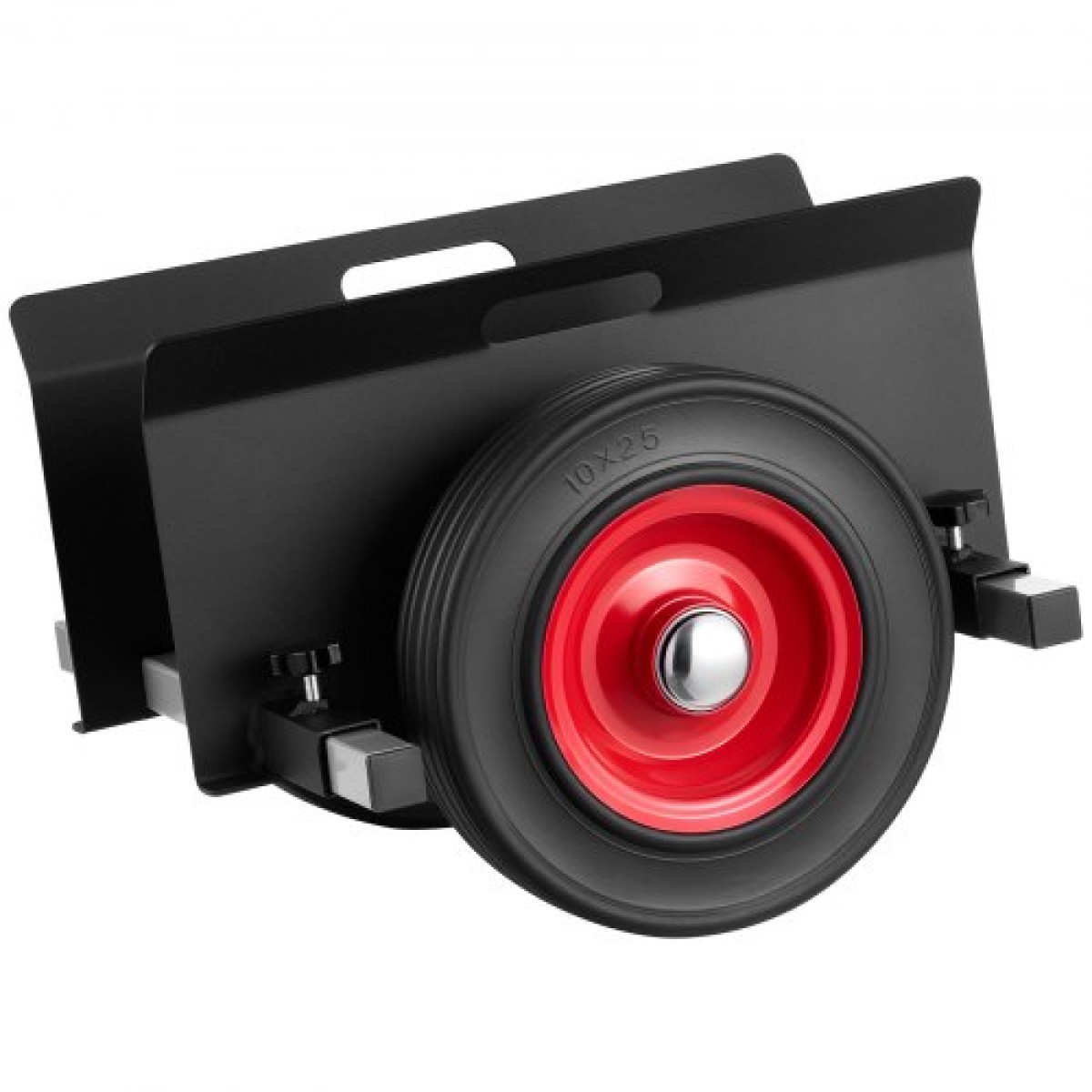 VEVOR Panel Dolly, χωρητικότητα φόρτωσης 453,6 kg, Μετακίνηση γυψοσανίδας με ελαστικούς τροχούς 25 cm για διαφορετικά εδάφη, ρυθμιζόμενο καρότσι πάνελ σφιγκτήρα για χαλύβδινα πάνελ, στρώμα, πόρτες και φύλλο γυψοσανίδας, μαύρο
