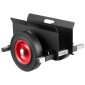 VEVOR Panel Dolly, χωρητικότητα φόρτωσης 453,6 kg, Μετακίνηση γυψοσανίδας με ελαστικούς τροχούς 25 cm για διαφορετικά εδάφη, ρυθμιζόμενο καρότσι πάνελ σφιγκτήρα για χαλύβδινα πάνελ, στρώμα, πόρτες και φύλλο γυψοσανίδας, μαύρο