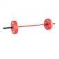 VEVOR Barbell Bar 220cm, Εφαρμόστε πλάκες βάρους 2 ιντσών, Barbell Bar με κοντή λαβή για προπόνηση δύναμης, Άρση βαρών, Squat, Deadlift, Πρέσα πάγκου, Curl, Overhead Press, Χωρητικότητα 1000lbs/453kg