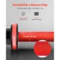 VEVOR Barbell Bar 220cm, Εφαρμόστε πλάκες βάρους 2 ιντσών, Barbell Bar με κοντή λαβή για προπόνηση δύναμης, Άρση βαρών, Squat, Deadlift, Πρέσα πάγκου, Curl, Overhead Press, Χωρητικότητα 1000lbs/453kg