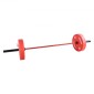 VEVOR Barbell Bar 220cm, Εφαρμόστε πλάκες βάρους 2 ιντσών, Barbell Bar με κοντή λαβή για προπόνηση δύναμης, Άρση βαρών, Squat, Deadlift, Πρέσα πάγκου, Curl, Overhead Press, Χωρητικότητα 1000lbs/453kg