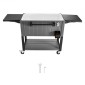 VEVOR 75,7L Rolling Ice Chest, χωρητικότητα έως 50 μπουκάλια / 110 κουτάκια, φορητό αίθριο Party Bar Drink Cooler Cart με κάτω ράφι & αναδιπλούμενα πλαϊνά ράφια, πισίνα ποτών με περιστρεφόμενους τροχούς και ανοιχτήρι μπουκαλιών