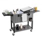 VEVOR 75,7L Rolling Ice Chest, χωρητικότητα έως 50 μπουκάλια / 110 κουτάκια, φορητό αίθριο Party Bar Drink Cooler Cart με κάτω ράφι & αναδιπλούμενα πλαϊνά ράφια, πισίνα ποτών με περιστρεφόμενους τροχούς και ανοιχτήρι μπουκαλιών