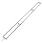 Σύστημα οδηγού μύλου VEVOR, 3,66 m 4 Κιτ αλυσοπρίονου αλυσοπρίονου crossbar, Σύστημα ράγες φρεζαρίσματος πριονιού αλουμινίου που λειτουργεί με αλυσοπρίονο, 2 σφήνες, κιτ οδηγών φρεζαρίσματος ρυθμιζόμενης ράγας για οικοδόμους Ξυλουργούς
