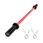 VEVOR Barbell Bar 120cm, Εφαρμογή πλάκες βάρους 2 ιντσών, Barbell Bar με κοντή λαβή για προπόνηση δύναμης, Άρση βαρών, Squat, Deadlift, πρέσα πάγκου, μπούκλα, πρέσα οροφής, χωρητικότητα 550lbs/226kg