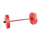 VEVOR Barbell Bar 120cm, Εφαρμογή πλάκες βάρους 2 ιντσών, Barbell Bar με κοντή λαβή για προπόνηση δύναμης, Άρση βαρών, Squat, Deadlift, πρέσα πάγκου, μπούκλα, πρέσα οροφής, χωρητικότητα 550lbs/226kg