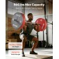 Barbell Bar VEVOR 4FT, ταιριάζει σε πλάκες βάρους 2 ιντσών, επιχρωμιωμένη μπάρα μπάρα με γωνιακή λαβή για προπόνηση δύναμης, Άρση βαρών, Squat, Deadlift, πρέσα πάγκου, μπούκλα, πρέσα οροφής, χωρητικότητα 500lbs