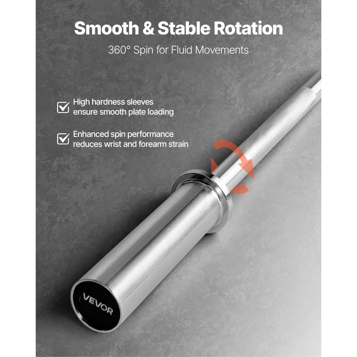 Barbell Bar VEVOR 4FT, ταιριάζει σε πλάκες βάρους 2 ιντσών, επιχρωμιωμένη μπάρα μπάρα με γωνιακή λαβή για προπόνηση δύναμης, Άρση βαρών, Squat, Deadlift, πρέσα πάγκου, μπούκλα, πρέσα οροφής, χωρητικότητα 500lbs