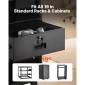 Συρτάρι βάσης VEVOR 4U Rack, 22,68 kg μέγιστο φέρον φορτίο, θήκη ντουλαπιού διακομιστή με δυνατότητα κλειδώματος, συρόμενο συρτάρι με κλείδωμα και τρύπες διαχείρισης καλωδίων, για εξοπλισμό δικτύου διακομιστή AV Rack ή περίβλημα ντουλαπιού