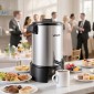 VEVOR Commercial Coffee Urn, 30 φλιτζάνια 4,5L δοσομετρητής ζεστών ροφημάτων με βρύση χωρίς σταγόνες, 1190W γρήγορης παρασκευής καφέ, Αυτόματος έλεγχος θερμοκρασίας, για κέτερινγκ, πάρτι, εκκλησία και εστιατόριο