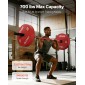 VEVOR Barbell Bar 180cm, Εφαρμογή πλάκες βάρους 2 ιντσών, Barbell Bar με γρατσουνισμένη λαβή για προπόνηση δύναμης, Άρση βαρών, Squat, Deadlift, Πρέσα πάγκου, Curl, Overhead Press, Χωρητικότητα 700lbs/317kg