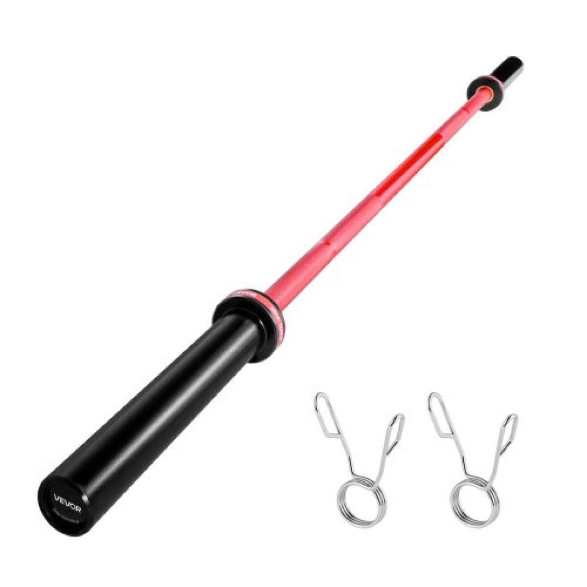 VEVOR Barbell Bar 180cm, Εφαρμογή πλάκες βάρους 2 ιντσών, Barbell Bar με γρατσουνισμένη λαβή για προπόνηση δύναμης, Άρση βαρών, Squat, Deadlift, Πρέσα πάγκου, Curl, Overhead Press, Χωρητικότητα 700lbs/317kg