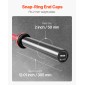 VEVOR Barbell Bar 180cm, Εφαρμογή πλάκες βάρους 2 ιντσών, Barbell Bar με γρατσουνισμένη λαβή για προπόνηση δύναμης, Άρση βαρών, Squat, Deadlift, Πρέσα πάγκου, Curl, Overhead Press, Χωρητικότητα 700lbs/317kg