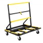 VEVOR Drywall Cart Dolly, χωρητικότητα φορτίου 816 kg, Dolly από ατσάλινο πάνελ με 4 περιστρεφόμενους τροχούς & επεκτεινόμενο κατάστρωμα, καρότσι φορτηγού με πτυσσόμενο πάνελ με ιμάντα πρόσδεσης για χειρισμό κόντρα πλακέ, γυψοσανίδα, γυαλί