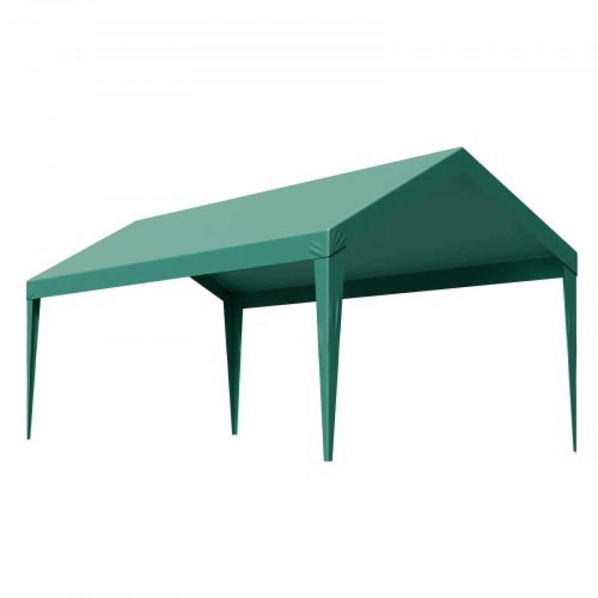 Ανταλλακτικό κουβούκλιο VEVOR, 3 x 6 m Tarp Tent Tent Garage Potable, Tarp για προστασία από την υπεριώδη ακτινοβολία και αδιάβροχο, κάλυμμα θύρας αυτοκινήτου βαρέως τύπου με μπάγκες, σκούρο πράσινο, πλαίσιο Δεν περιλαμβάνεται
