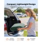 Ανταλλακτικό κουβούκλιο VEVOR, 3 x 6 m Tarp Tent Tent Garage Potable, Tarp για προστασία από την υπεριώδη ακτινοβολία και αδιάβροχο, κάλυμμα θύρας αυτοκινήτου βαρέως τύπου με μπάγκες, σκούρο πράσινο, πλαίσιο Δεν περιλαμβάνεται
