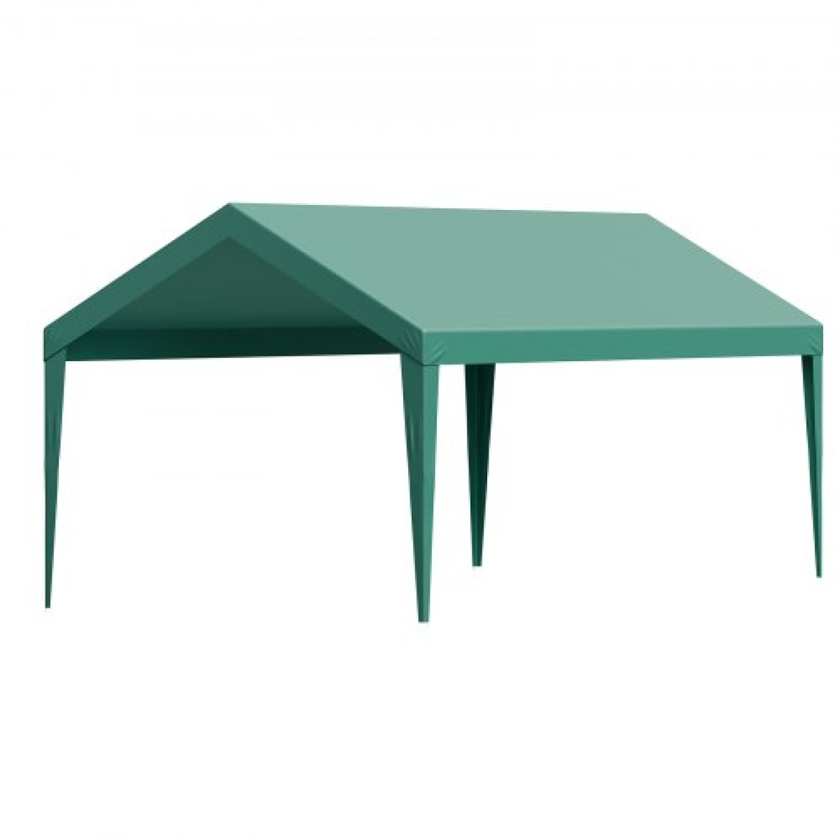 Ανταλλακτικό κουβούκλιο VEVOR, 3 x 6 m Tarp Tent Tent Garage Potable, Tarp για προστασία από την υπεριώδη ακτινοβολία και αδιάβροχο, κάλυμμα θύρας αυτοκινήτου βαρέως τύπου με μπάγκες, σκούρο πράσινο, πλαίσιο Δεν περιλαμβάνεται