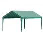 Ανταλλακτικό κουβούκλιο VEVOR, 3 x 6 m Tarp Tent Tent Garage Potable, Tarp για προστασία από την υπεριώδη ακτινοβολία και αδιάβροχο, κάλυμμα θύρας αυτοκινήτου βαρέως τύπου με μπάγκες, σκούρο πράσινο, πλαίσιο Δεν περιλαμβάνεται